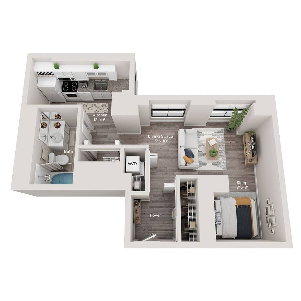 S Apartment Floor Plan