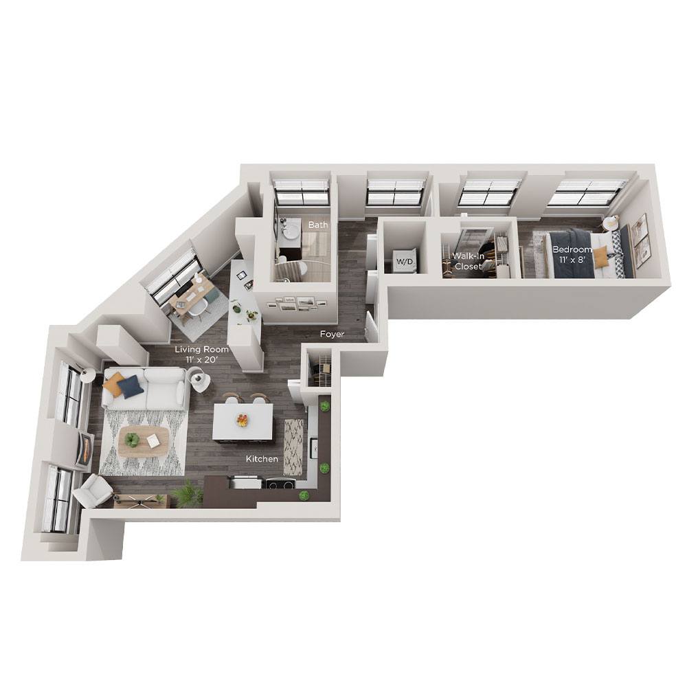 TCA9 Apartment Floor Plan