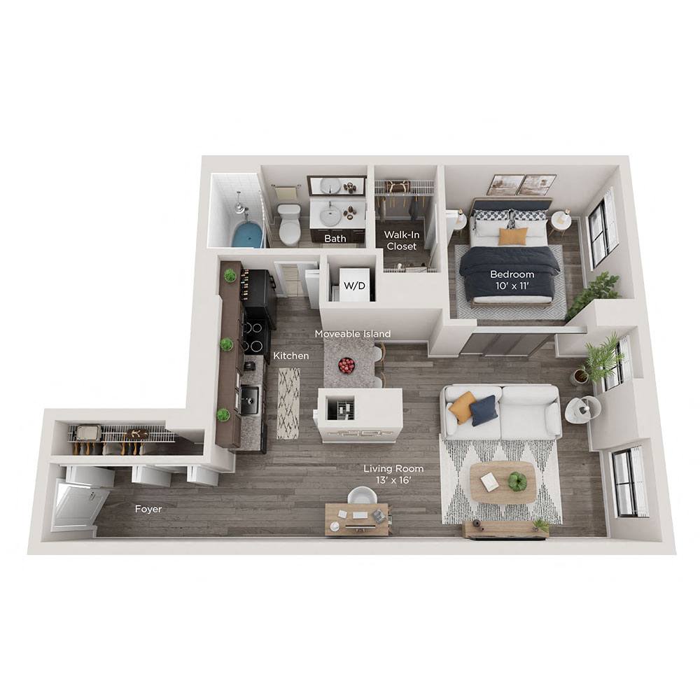 A1 Apartment Floor Plan