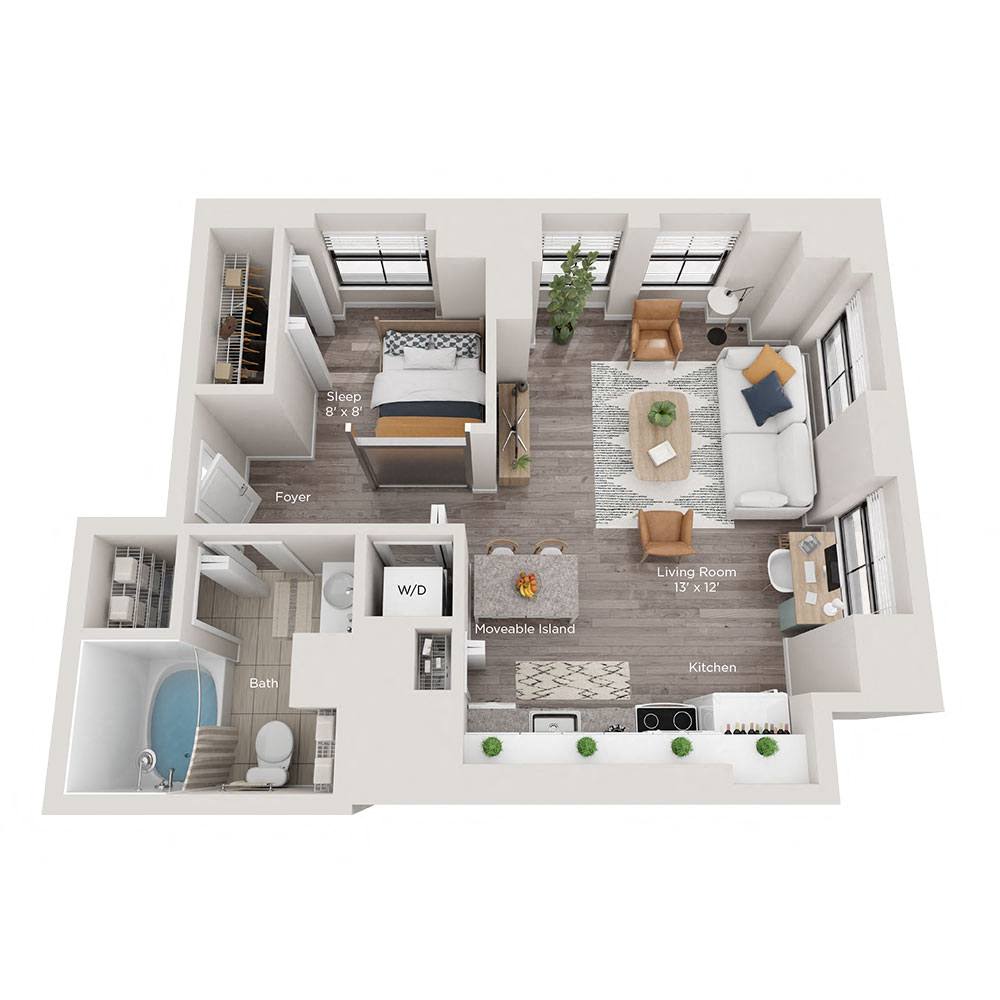 V8 Apartment Floor Plan