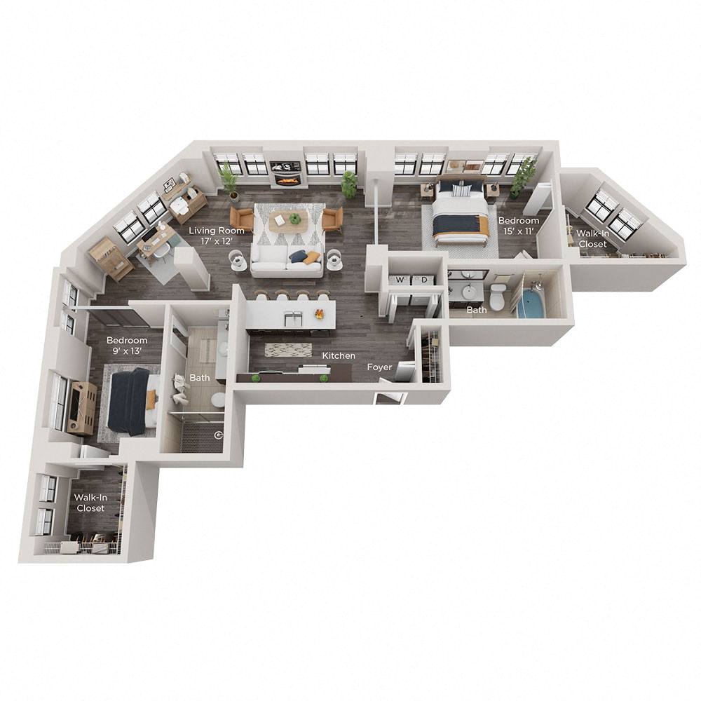 TCC5 Apartment Floor Plan