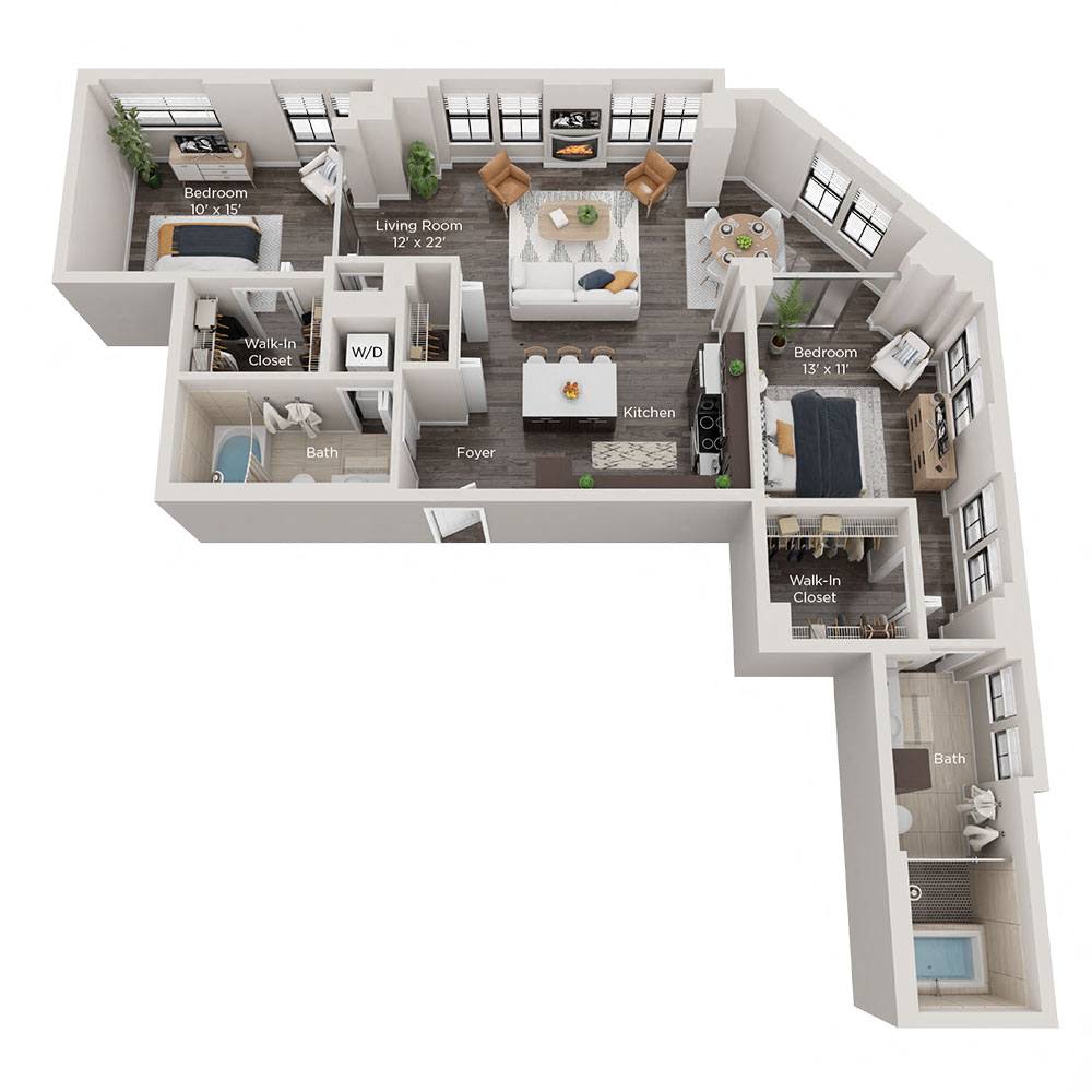 TCC6 Apartment Floor Plan