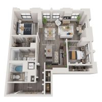 Unit 1206  floor plan