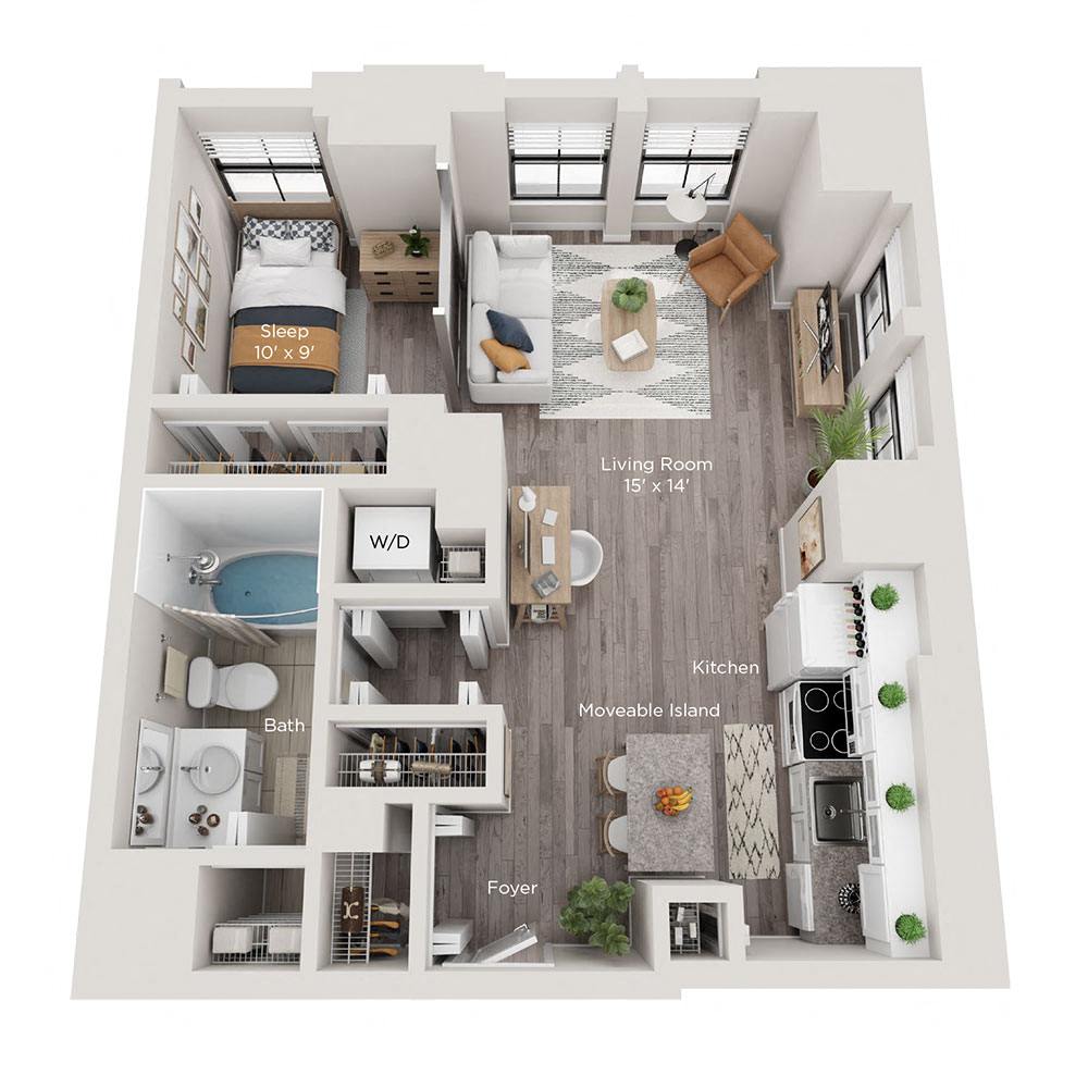 1 bedroom apartment for rent