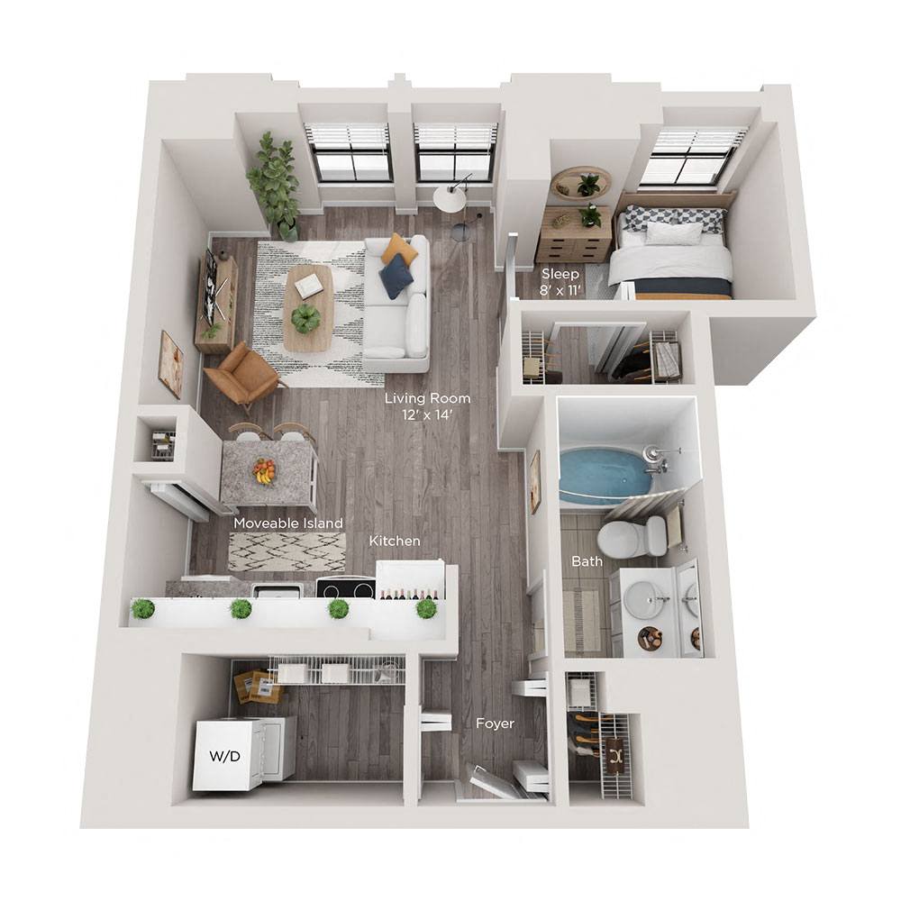 1 bedroom apartment for rent