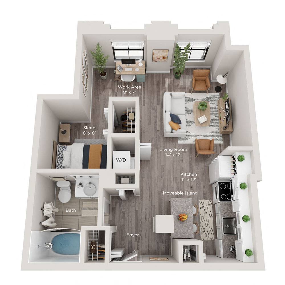 1 bedroom apartment for rent