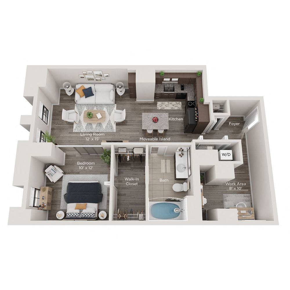 1 bedroom apartment for rent